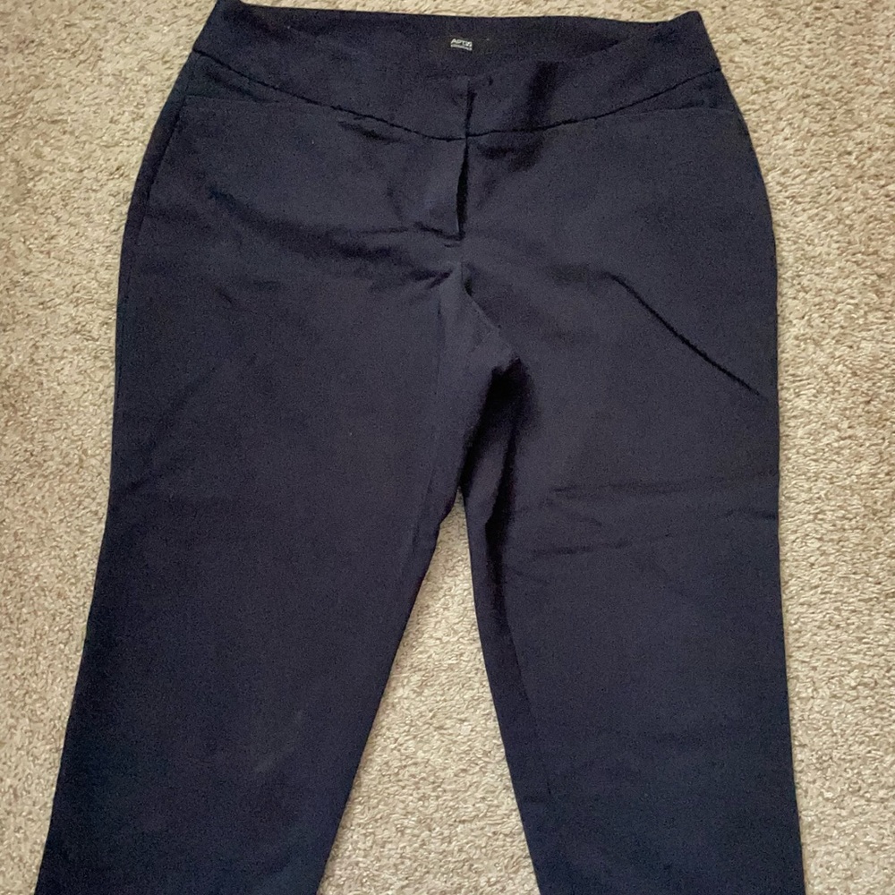 Navy Dress Capris